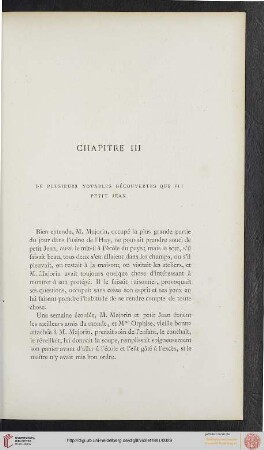 Chapitre III: De plusieurs notables découvertes que fit petit Jean