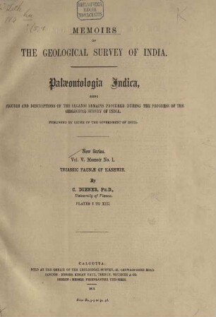Triassic Faunae of Kashmir