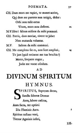 Ad Divinum Spiritum Hymnus.