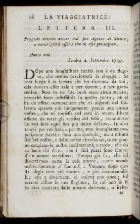 Lettera III.