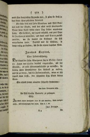 Zweites Kapitel. Eine Ueberraschung.