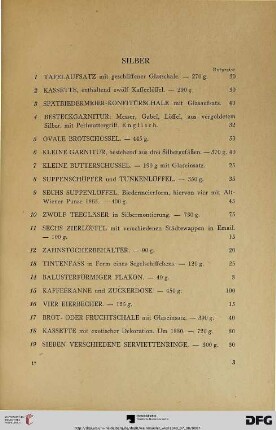 Silber (Nr. 1-54)