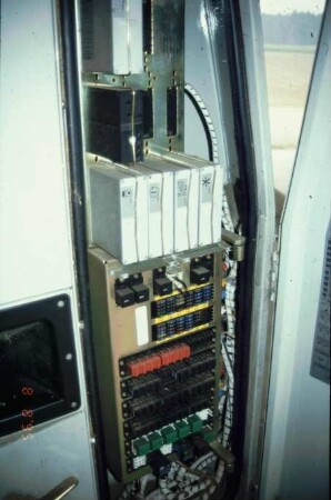 Fotografie: Erntetechnik, Mähdrescher selbstfahrend, Elektronik, Jobrechner
