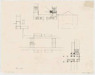 Thiersch, Friedrich von; München; Justizpalast - Grundrisse