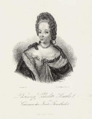 Bildnis von Charlotte Amalie (1650-1714), Königin von Dänemark
