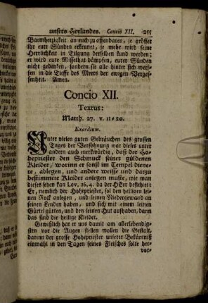Concio XII. Textus: Matth. 27 . v. 11 - 20.
