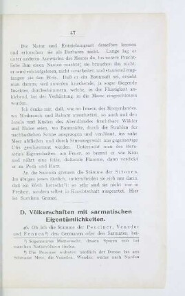 D. Völkerschaften mit sarmatischen Eigentümlichkeiten