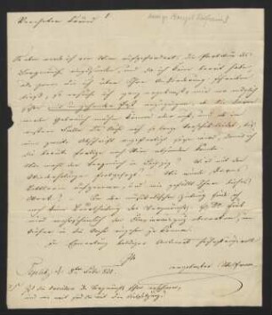 Brief an Friedrich Hofmeister : 08.02.1831