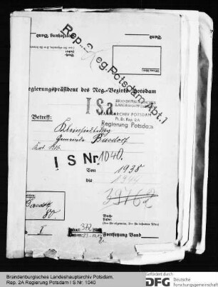 Kleinsiedlungen in Basdorf, Kr. Niederbarnim