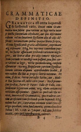 Grammatica Philippi Melanchthonis Recognita Et Locupletata