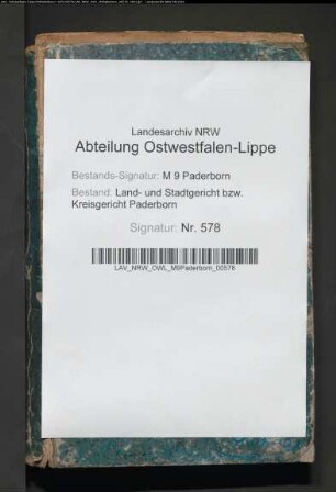 Gemeinheitsteilung und Separation in der Feldmark von Holsen, Schwelle und Winkhausen.