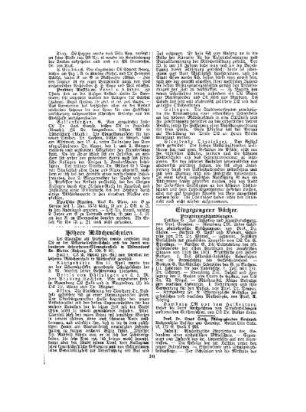 Eingegangene Bücher : Beilage zum Korrespondenz-Blatt Nr. 15