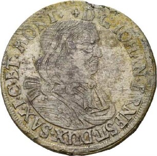 Dritteltaler des Herzogs Johann Ernst II. von Sachsen-Weimar , 1674