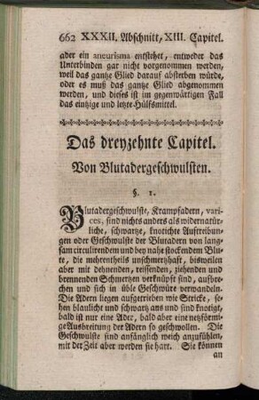 Das dreyzehnte Capitel. Von Blutadergeschwulsten
