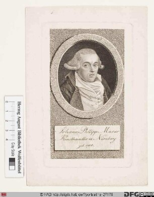 Bildnis Johann Philipp Moser