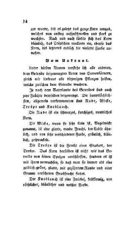 Vom Unkraut