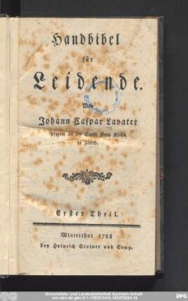 Erster  Handbibel für Leidende