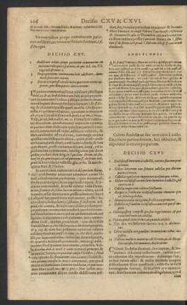 Decisio CXVI.