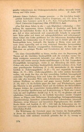 376-378 [Rezension] Gerhartz, Johannes Günter, "Insuper promitto ..."