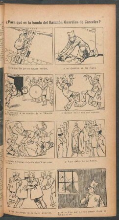 ¿Para qué es la banda del Batallón Guardias de Cárceles? - [Cómic]