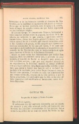 Capítulo VIII. - La guardia de Luian y Santos Lugares.