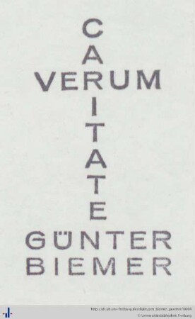 Stempel (Aus: UB Freiburg, NB 9/34).