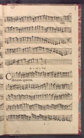 Canzon Quinta.