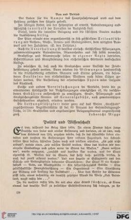 33: Politik und Wissenschaft