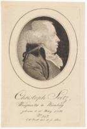 Christoph Seitz, Waagmeister in Nürnberg; geb. 16. März 1758