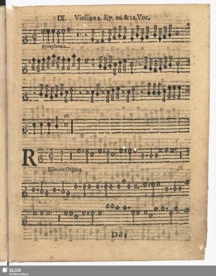 IX. Resonet Organa pulsentur tympana