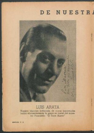 De nuestra galería - Luis Arata [y] Blanca Podestá