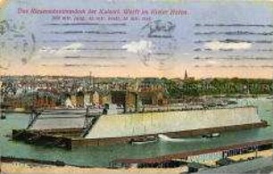 Dock der Kaiserlichen Werft in Kiel