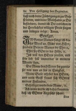 Seufzer.