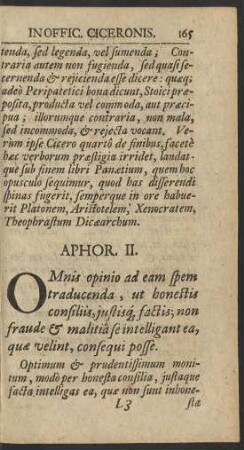 Aphor. II.