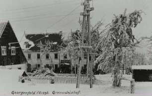 Zinnwald-Georgenfeld. Gasthof "Grenzsteinhof"