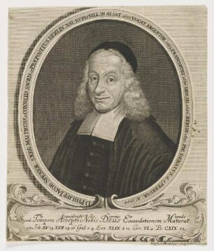 Bildnis des Philipp Iacob Spener