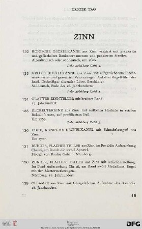 Zinn (Nr. 132-191)