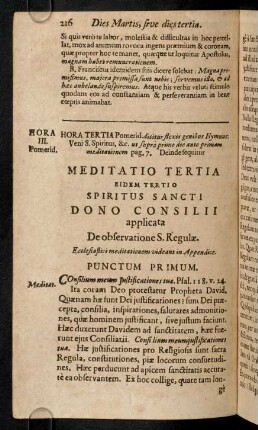 216-221, Hora III - IV