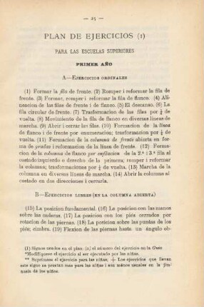 Plan de ejercicios