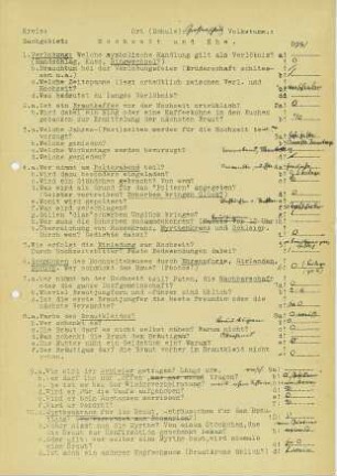 Kreis Großenhain / Hochzeit [Umfrage in Orten im Kreis Großenhain]