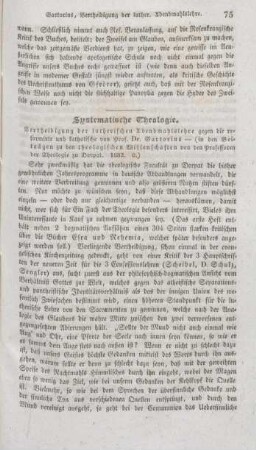 75-76 "Vertheidiung der lutherischen Abendmahlslehre" von Sartorius