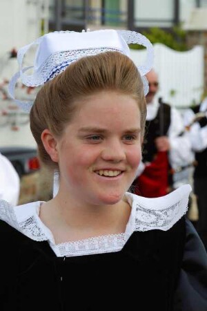 Frankreich. Bretagne. Cotes d Armor. Cote Granit Rose. Perros Guirec. Folklore und Trachten Umzug