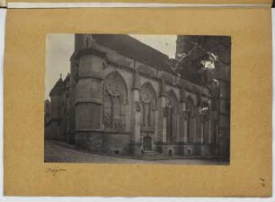 Kathedrale, Noyon: Ansicht (aus: Skizzen- und Fotoalbum 10)