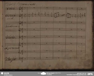 No. 2 Coro: "Hinaus zur waldumkränzten Wiese"