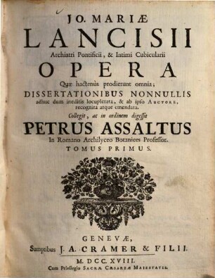 Opera quae hactenus prodierunt omnia. 1