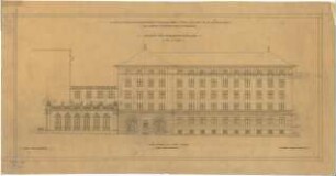 Bestelmeyer, German; München, Hofgartenstr. 3; Köglmühl - Areal, Wohn- und Geschäftshausneubau - Ansicht von der Hofgartenstraße