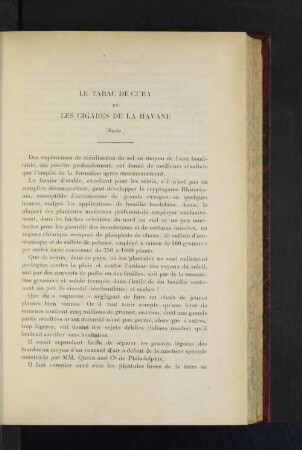 Le Tabac De Cuba.