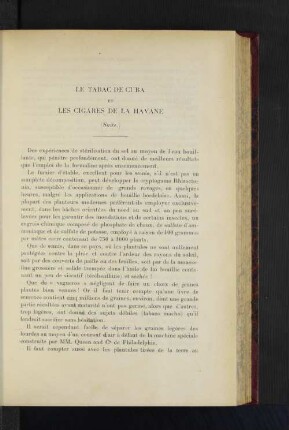 Le Tabac De Cuba.
