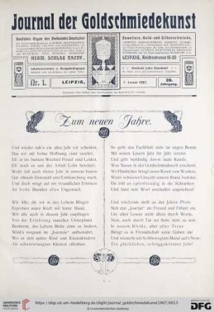Zum neuen Jahre