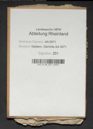 Gerichtsakten